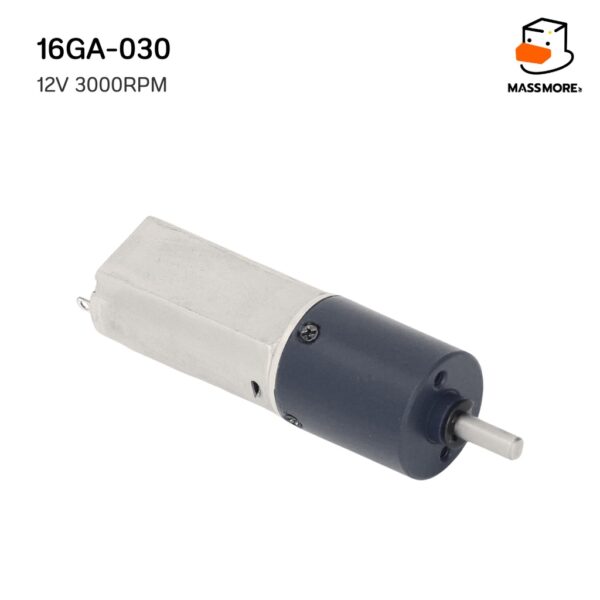 16GA Motor มอเตอร์ ทดเกียร์ แรงบิดสูง 6V/1500RPM 12V/3000RPM ตัวสั้น 16GA-030 ตัวยาว 16GA-050 - Image 2