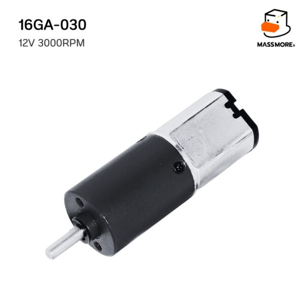 16GA Motor มอเตอร์ ทดเกียร์ แรงบิดสูง 6V/1500RPM 12V/3000RPM ตัวสั้น 16GA-030 ตัวยาว 16GA-050 - Image 5