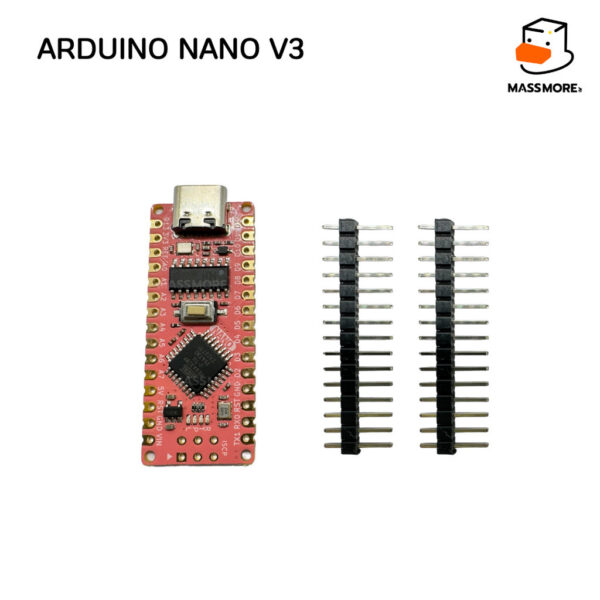 บอร์ด Arduino Nano V3 พอร์ต TypeC atmega328p CH340G สีขาว หรือ สีชมพู 328P Nano V3.0 - Image 5